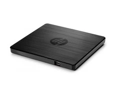 Kietasis diskas Hewlett Packard (HP) HP USB išorinis nešiojamas plonas CD/DVD RW (rašymo/skaitymo) įrenginys – Juodas