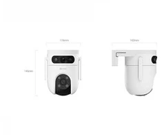 EZVIZ CS-H9C lauko valdoma ir kryptinė kamera (5 MP + 5 MP, dviejų lęšių)