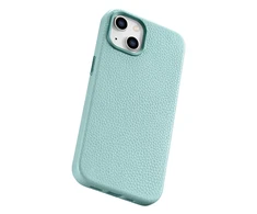 iCarer Litchi Premium Leather Apple iPhone 14 Plus Magnetic Leather with MagSafe dėklas telefonui žalios spalvos (WMI14220711-GN)