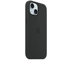 iPhone 15 Plus Silicone Case with MagSafe - Black