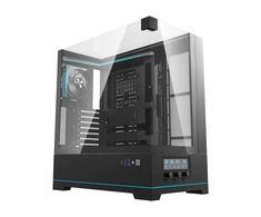 Darkflash DY450 PRO kompiuterio dėklas + ventiliatorius (juodas)