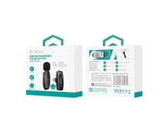Devia mikrofonas smartfon Kintone USB-C juodas