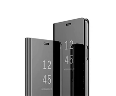 Fusion Accessories Fusion Clear View dėklas skirtas Huawei P40 Lite E juodas