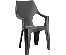 Krėslas Dante Keter 57x57x89cm pilkas
