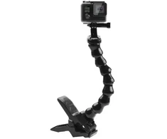 PULUZ laikiklis su spaustuku GOPRO, DJI Osmo Action, kitoms veiksmo kameroms