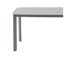 Home4You Stalas BEIDA 180x90xH75cm, pilkas