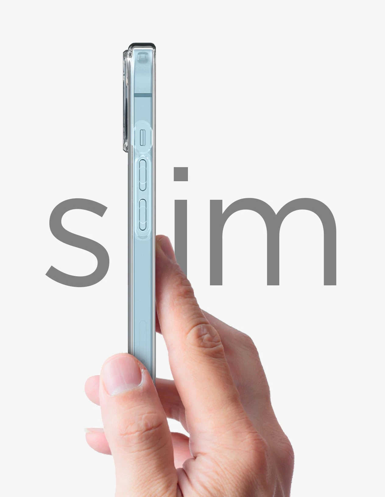 Spigen Ultra Hybrid (MagFit) dėklas skirtas Apple iPhone 14 Pro, spalva - Balta aprašymas - Prekės nuotrauka