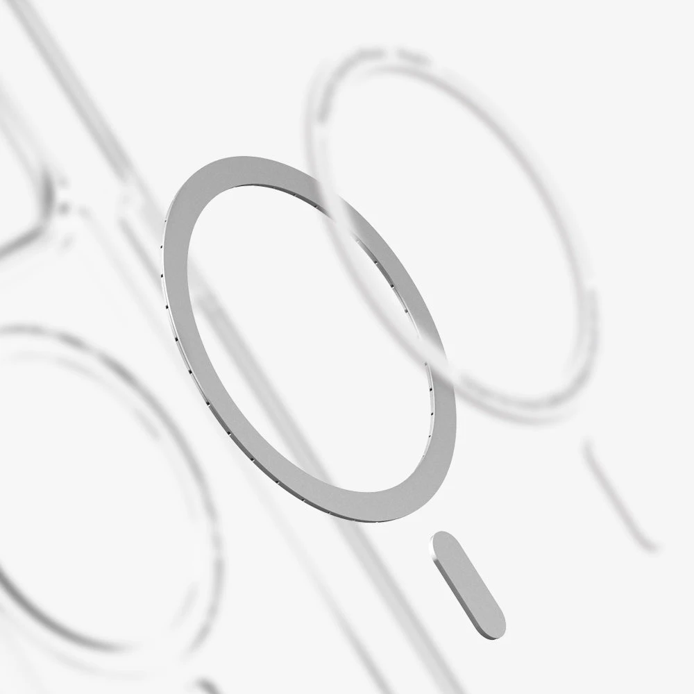 Spigen Ultra Hybrid (MagFit) dėklas skirtas Apple iPhone 14 Pro, spalva - Balta aprašymas - Prekės nuotrauka