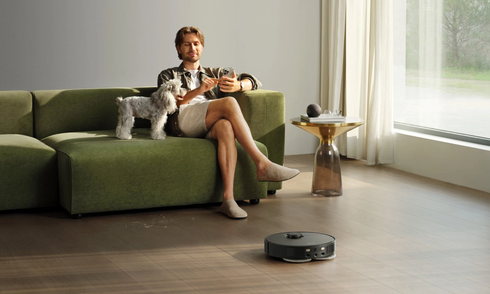Dulkių siurblys - robotas Dreame D30 Ultra, baltos spalvos aprašymas - Prekės nuotrauka