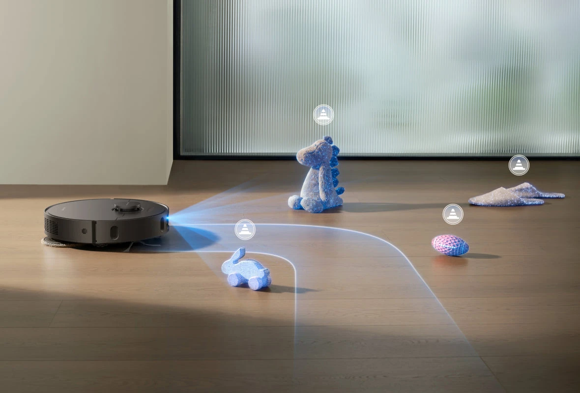 Dulkių siurblys - robotas Dreame D30 Ultra, baltos spalvos aprašymas - Prekės nuotrauka