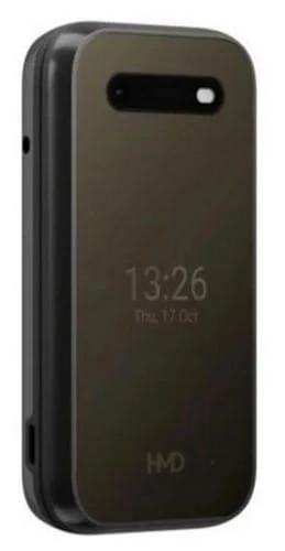 Atlenkiamas telefonas HMD 2660 Flip TA-1711 Dual SIM, Juodas aprašymas - Prekės nuotrauka