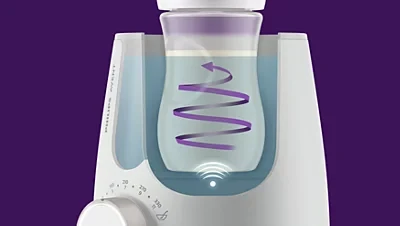 Kūdikio buteliukų šildytuvas-sterilizatorius Philips Avent 2-in-1 Warmer & Sterilizer SCF359/00 aprašymas - Prekės nuotrauka