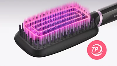 Philips „StyleCare Essential“ šildomas tiesinimo šepetys BHH880/00 (Pažeista pakuotė) aprašymas - Prekės nuotrauka