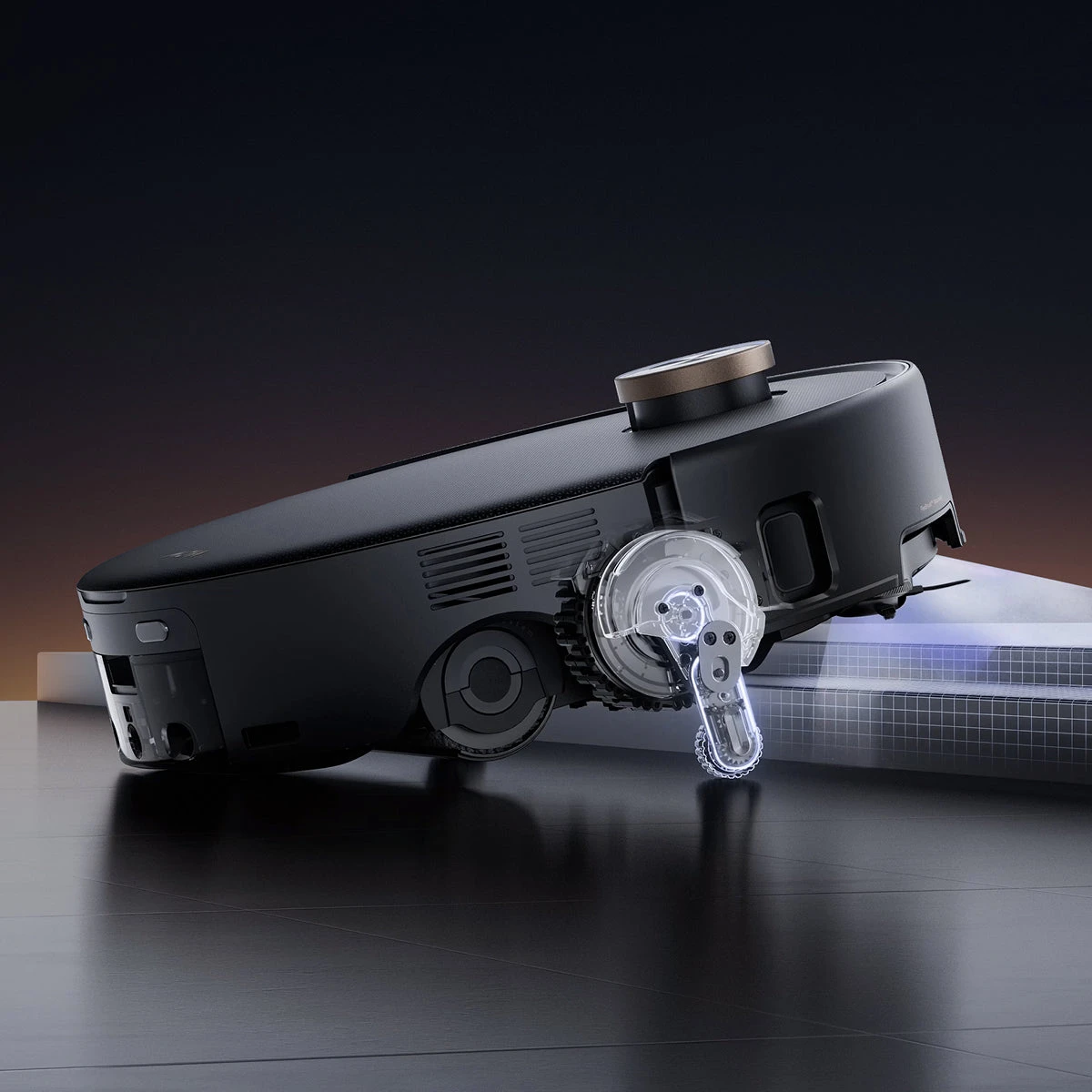 Dulkių siurblys - robotas MOVA Z60 Ultra Roller Complete, Juodas aprašymas - Prekės nuotrauka