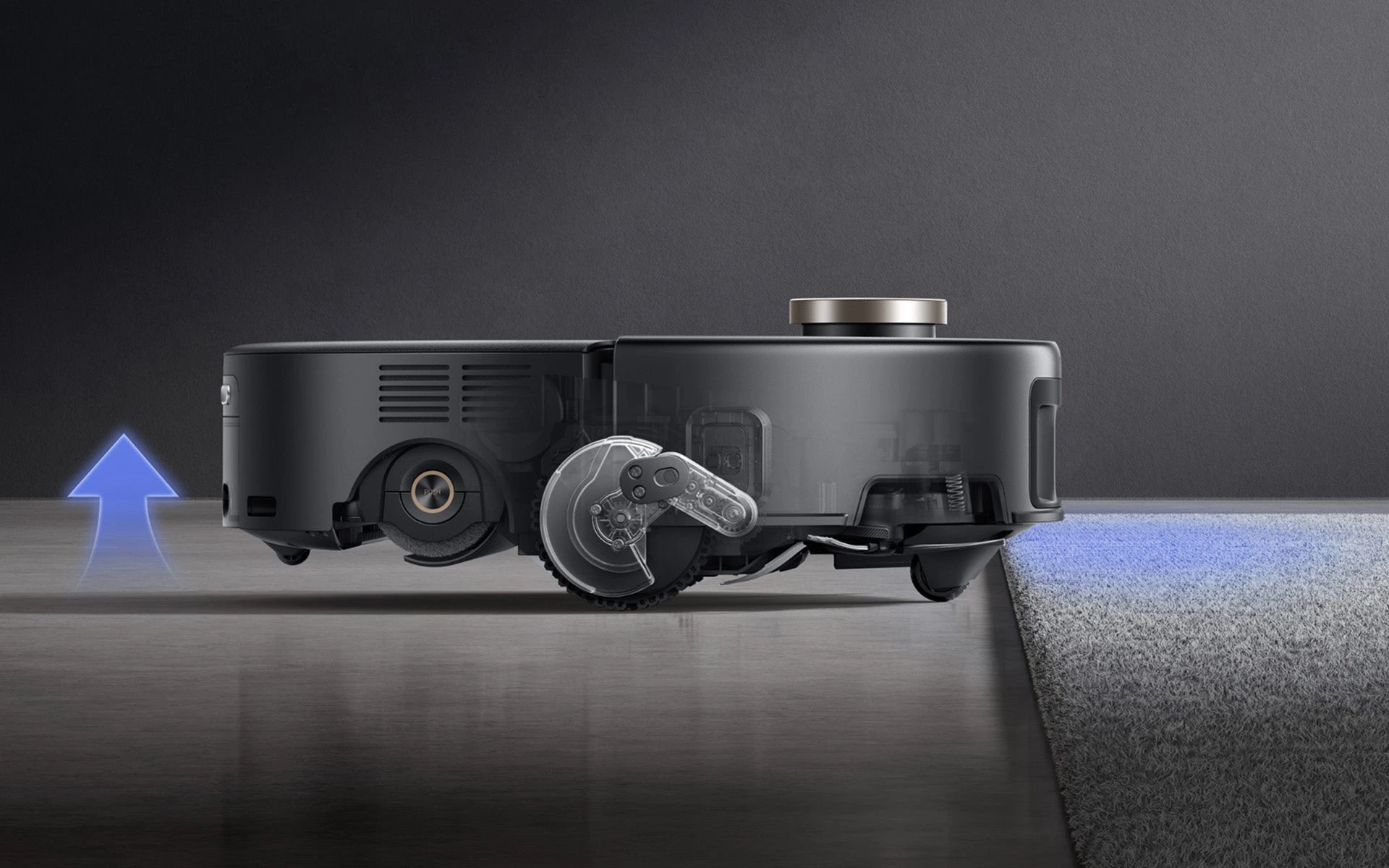 Dulkių siurblys - robotas MOVA Z60 Ultra Roller Complete, Juodas aprašymas - Prekės nuotrauka