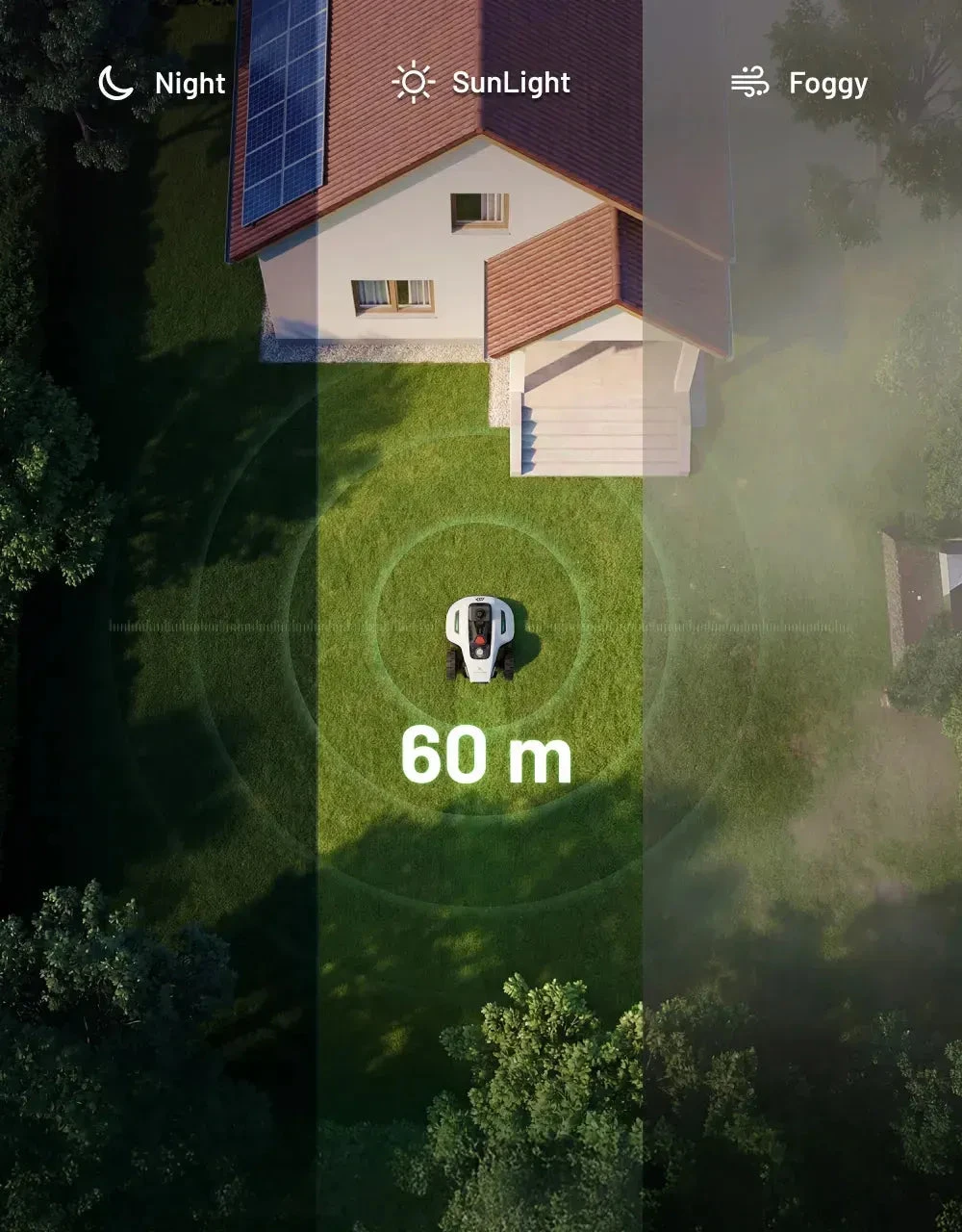 Vejos robotas Mammotion Yuka Mini 2 1000 LiDAR & vision, 1000㎡ aprašymas - Prekės nuotrauka