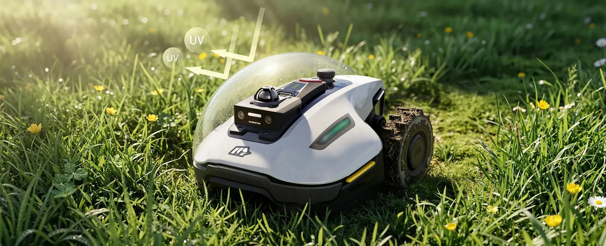 Vejos robotas Mammotion Yuka Mini 2 1000 LiDAR & vision, 1000㎡ aprašymas - Prekės nuotrauka