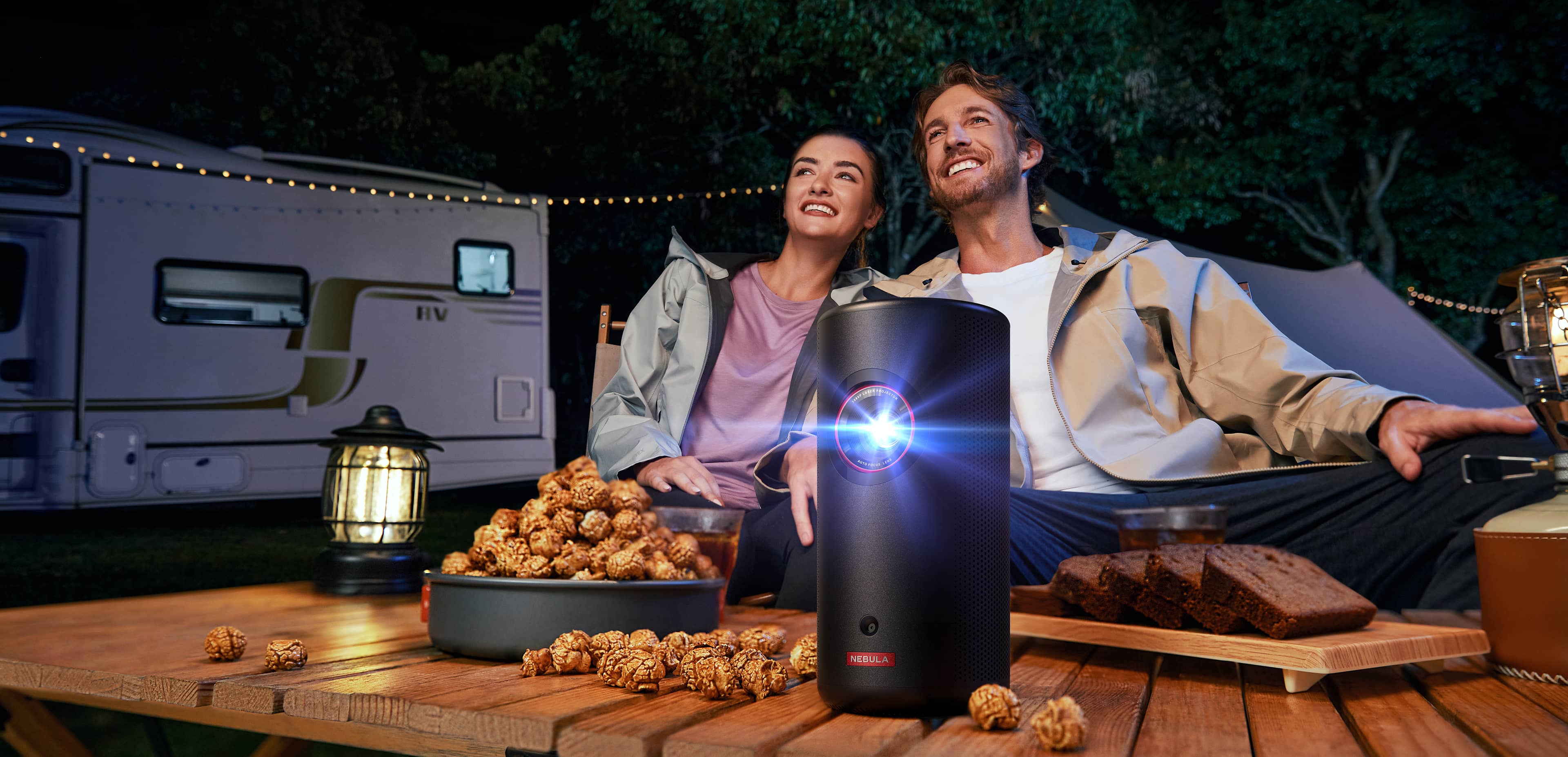 Nebula Capsule 3 Laser - Lazerinis mini projektorius, juodos spalvos aprašymas - Prekės nuotrauka