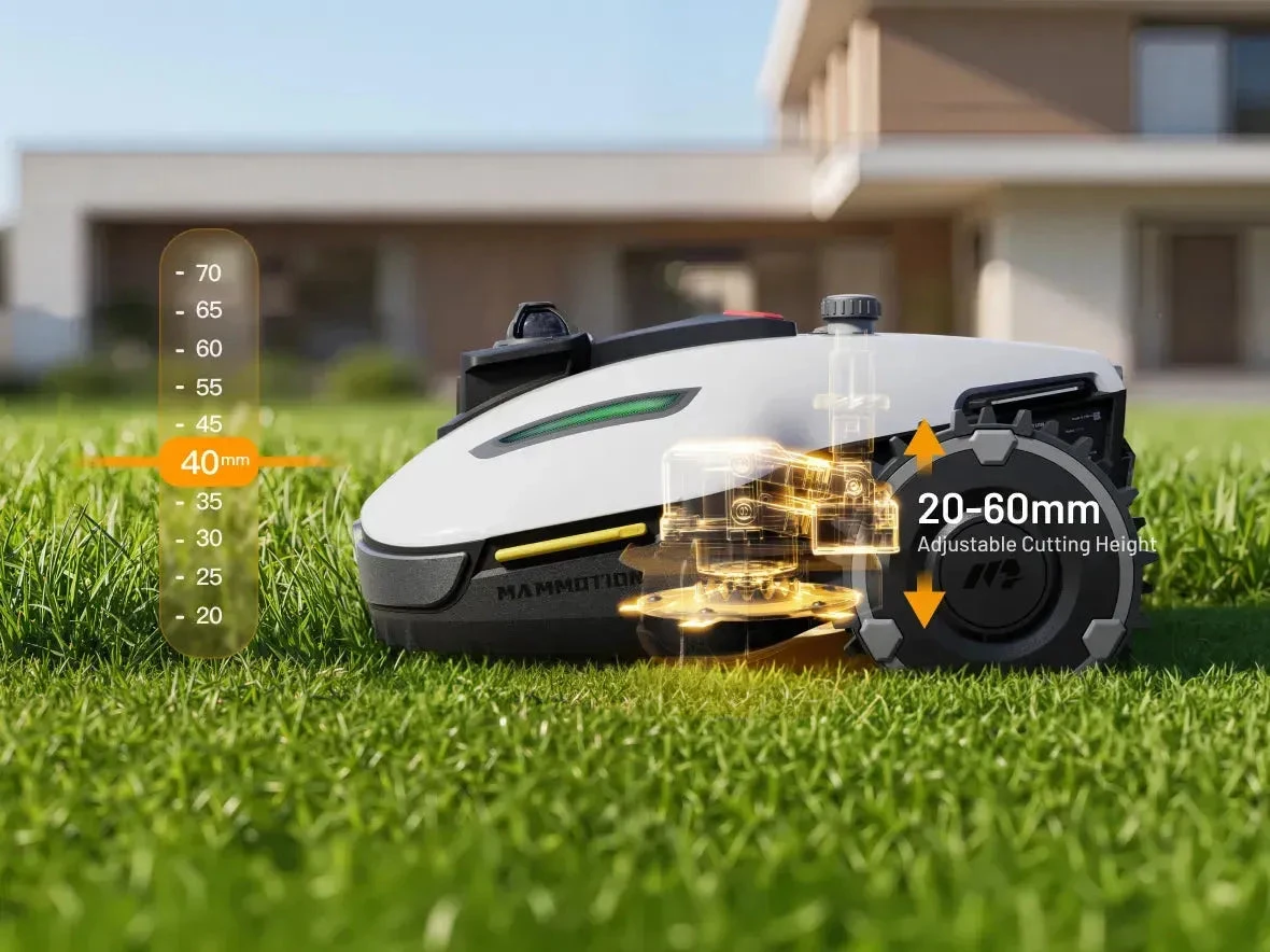 Vejos robotas Mammotion Yuka Mini 2 1000 LiDAR & vision, 1000㎡ aprašymas - Prekės nuotrauka