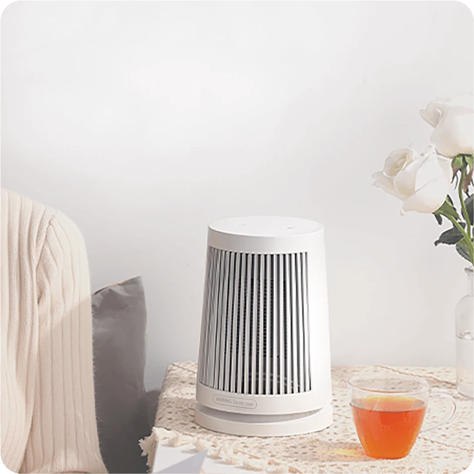Xiaomi Elektrinis stalinis šildytuvas, 600 W, tinka kambariams iki 20 m², baltas aprašymas - Prekės nuotrauka