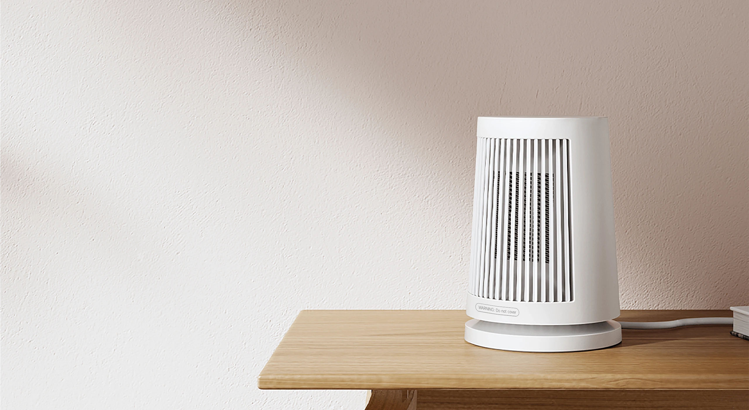 Xiaomi Elektrinis stalinis šildytuvas, 600 W, tinka kambariams iki 20 m², baltas aprašymas - Prekės nuotrauka