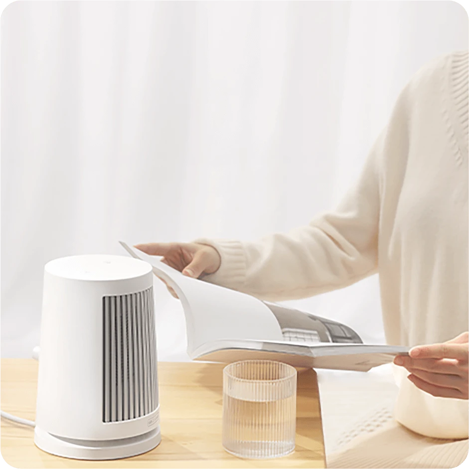 Xiaomi Elektrinis stalinis šildytuvas, 600 W, tinka kambariams iki 20 m², baltas aprašymas - Prekės nuotrauka