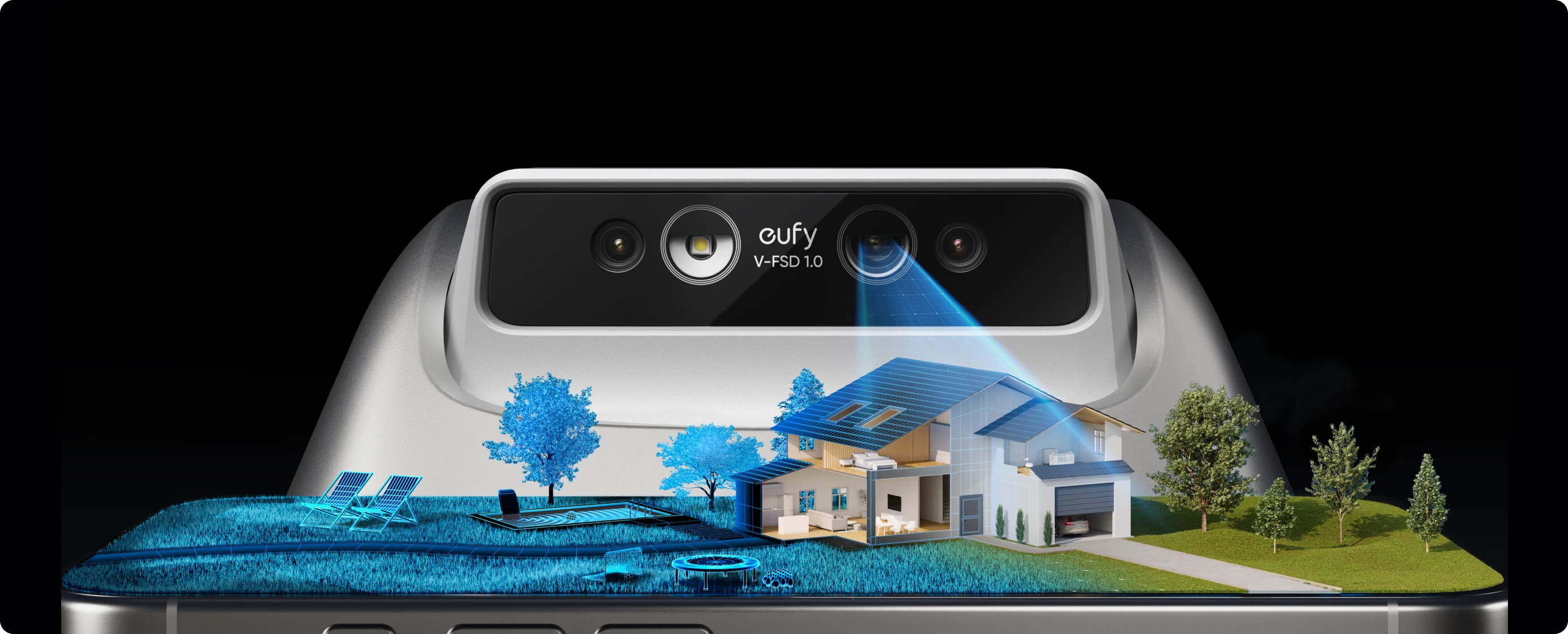 Anker Eufy belaidis vejos robotas E15, 800m² aprašymas - Prekės nuotrauka