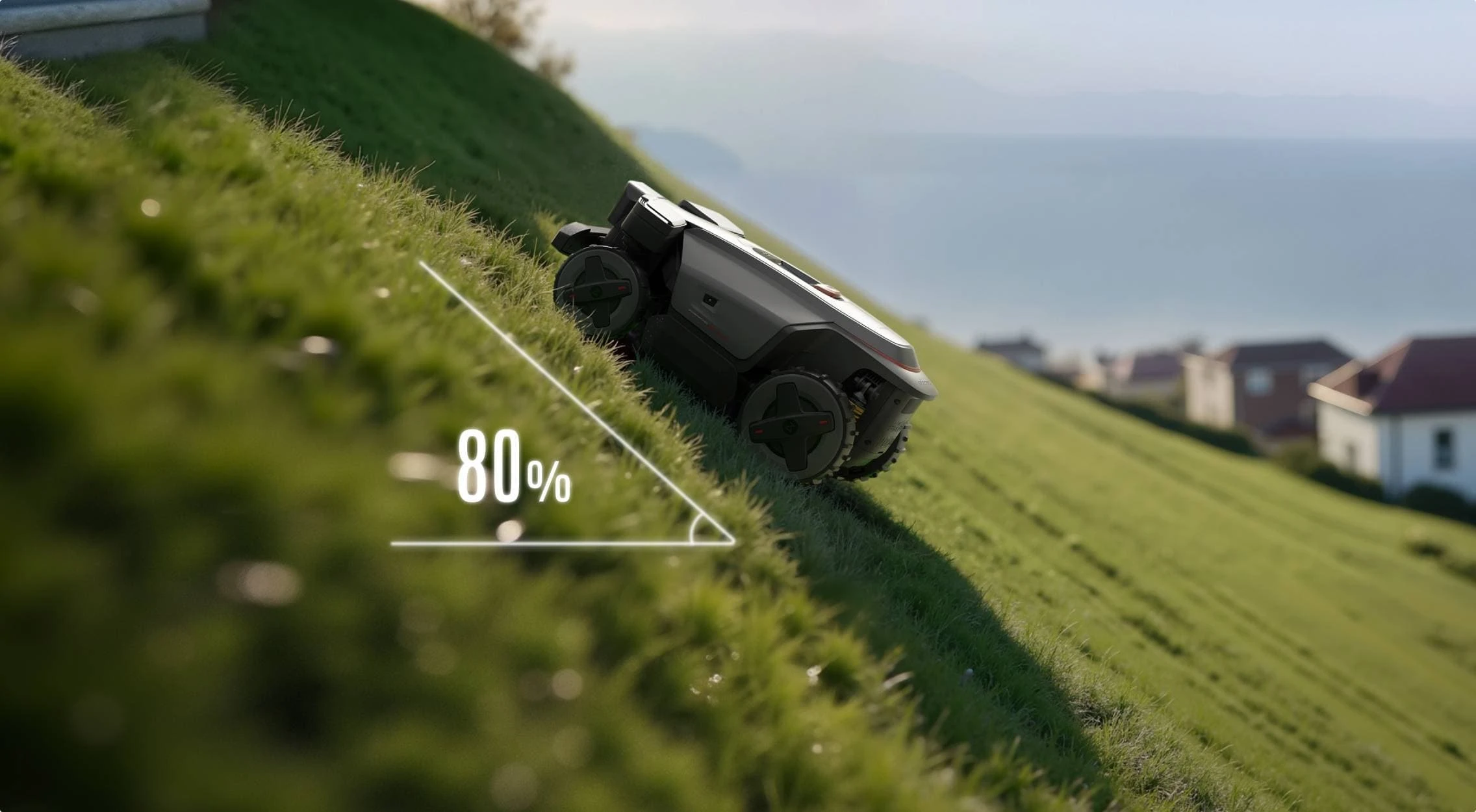 Belaidis vejos pjovimo robotas Roborock RockMow Z130 | AWD, 3000m², RTK + VSLA aprašymas - Prekės nuotrauka