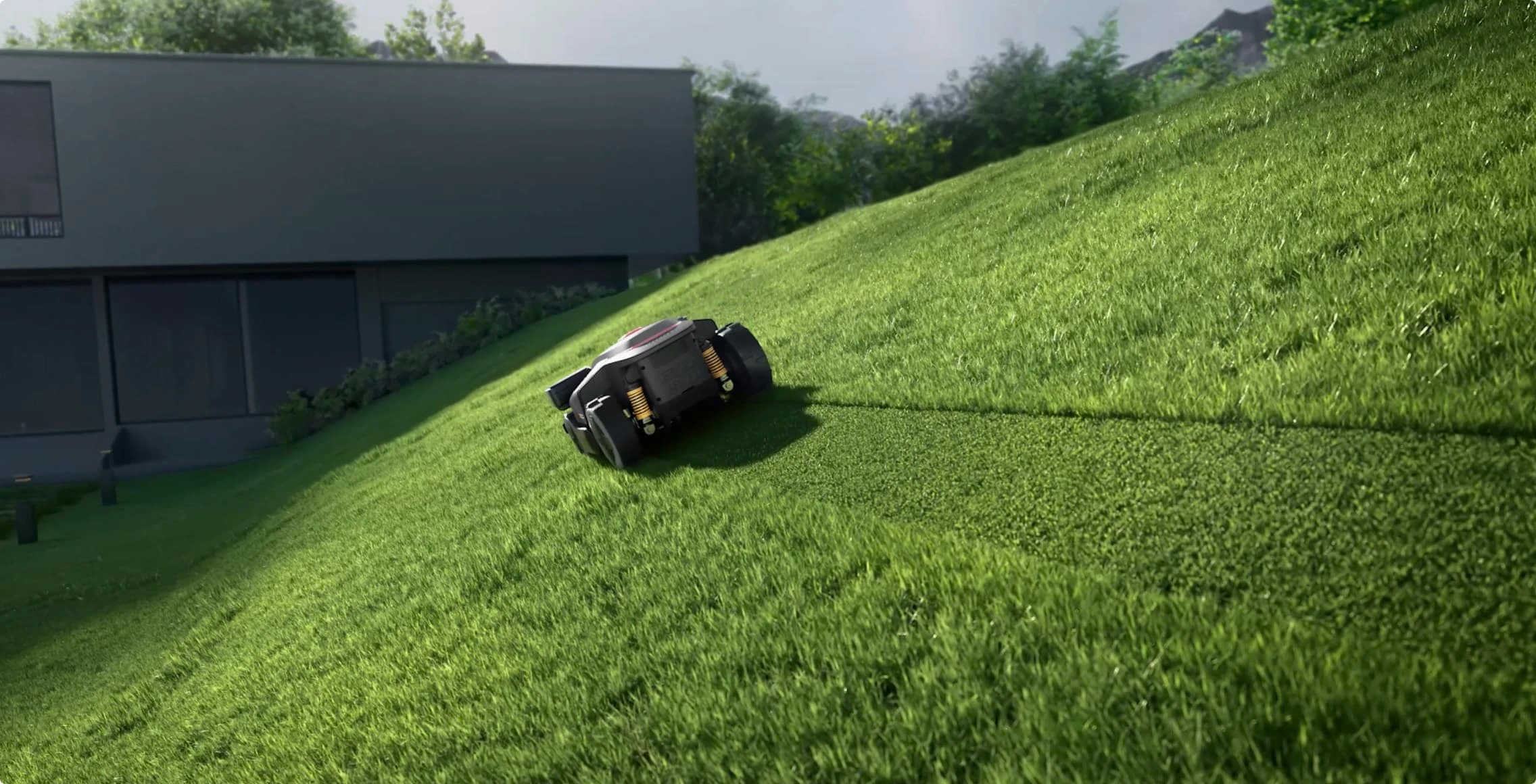 Belaidis vejos pjovimo robotas Roborock RockMow Z130 | AWD, 3000m², RTK + VSLA aprašymas - Prekės nuotrauka