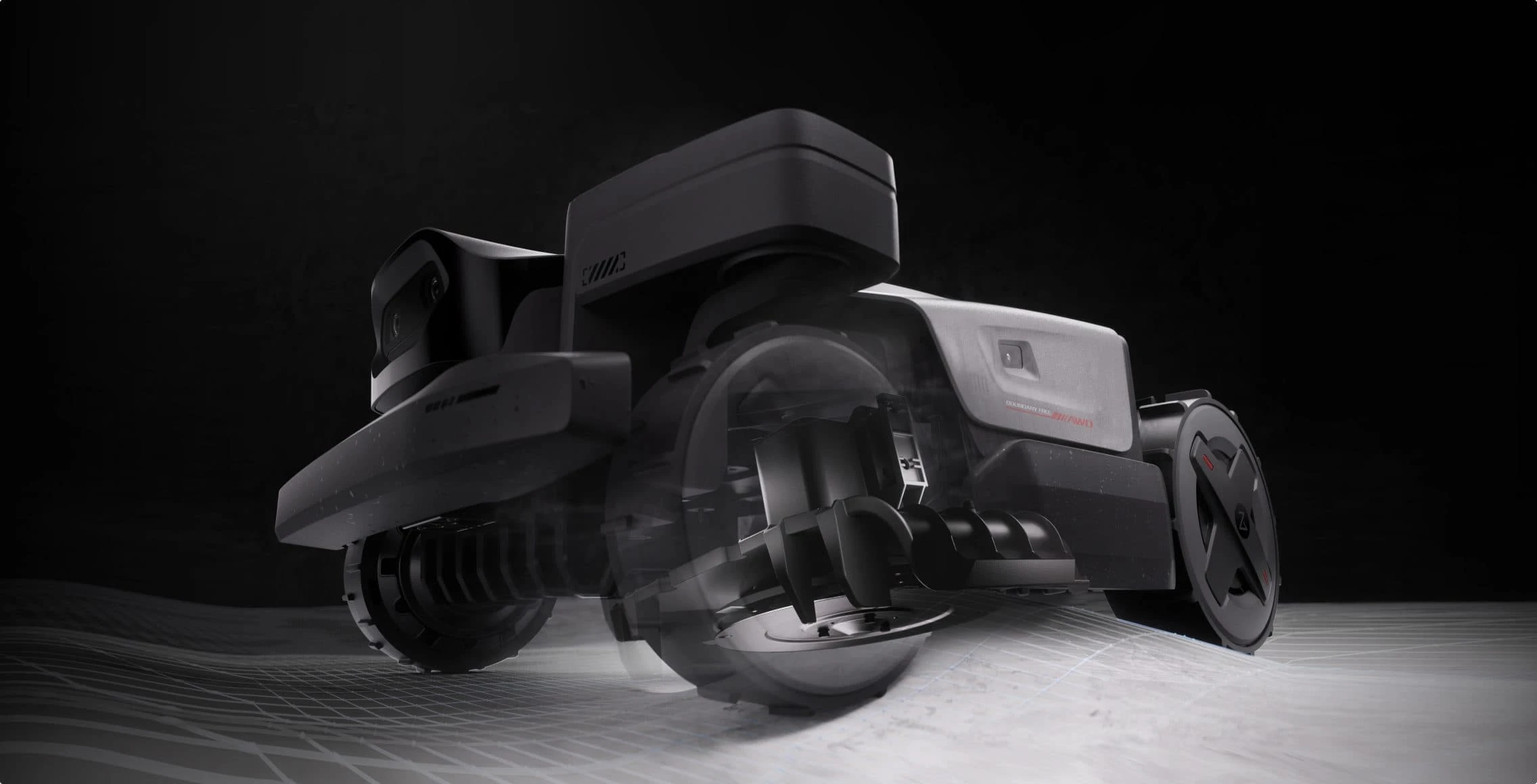 Belaidis vejos pjovimo robotas Roborock RockMow Z130 | AWD, 3000m², RTK + VSLA aprašymas - Prekės nuotrauka