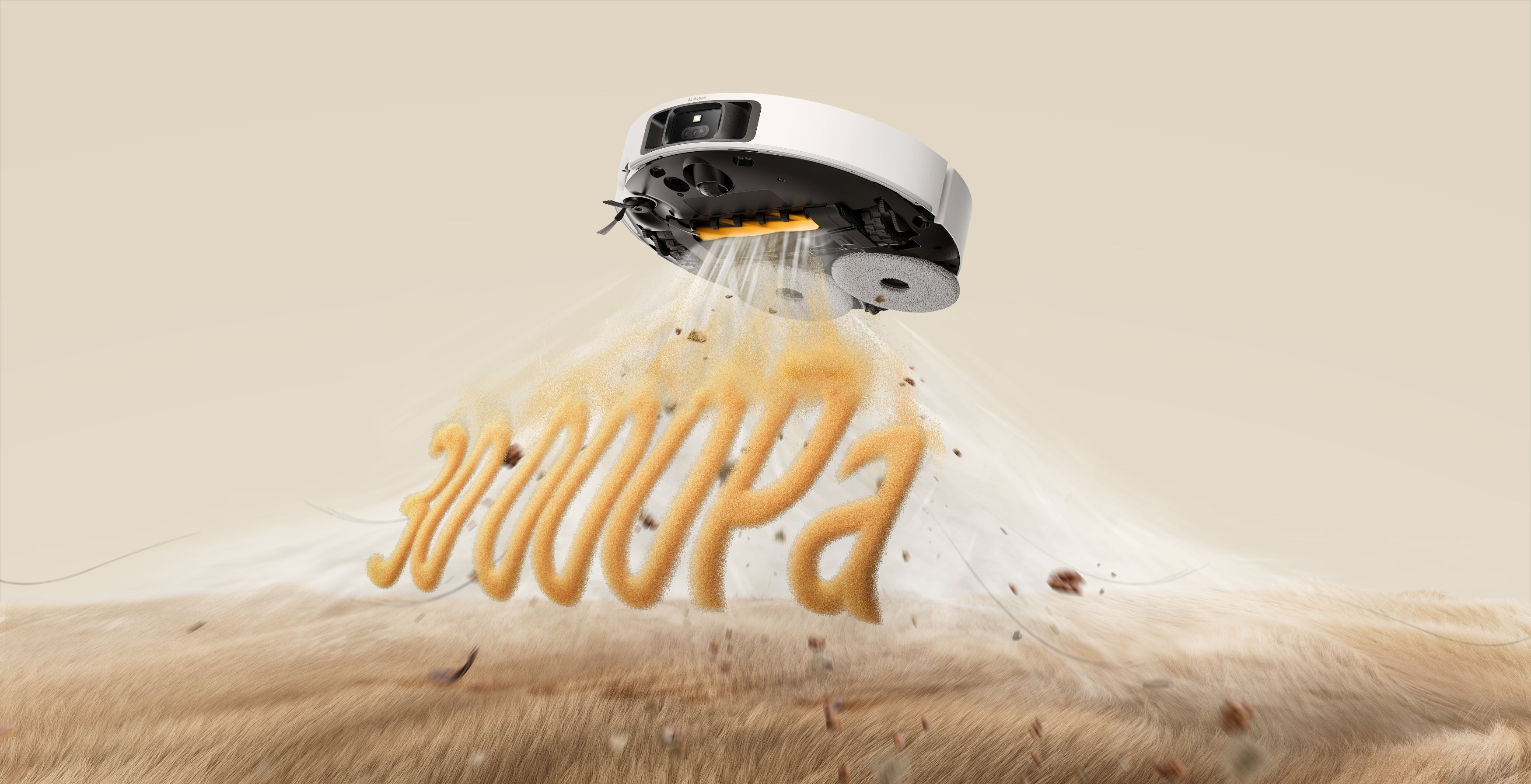 Dulkių siurblys - robotas Dreame L50s Pro Ultra, Baltas aprašymas - Prekės nuotrauka