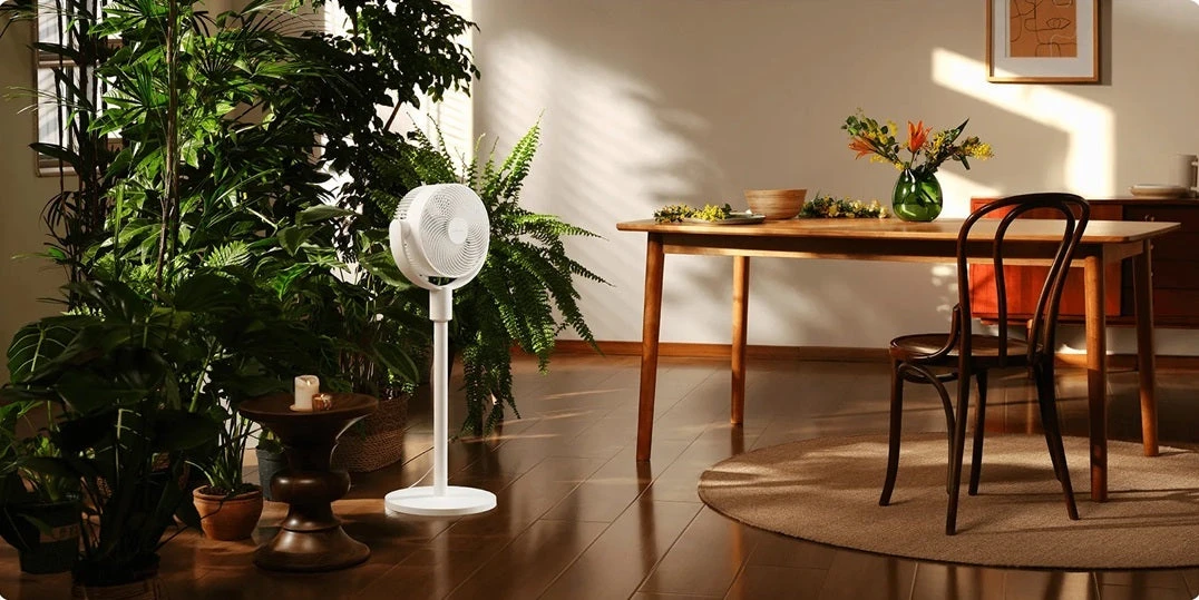 Išmanus pastatomas ventiliatorius Xiaomi Xiaomi Smart Standing Air Circulation Fan, baltas aprašymas - Prekės nuotrauka