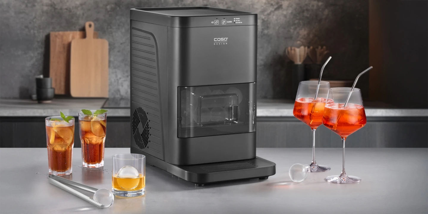 Ledukų gaminimo aparatas Caso IceBall Pro, 130 W, Juodas aprašymas - Prekės nuotrauka