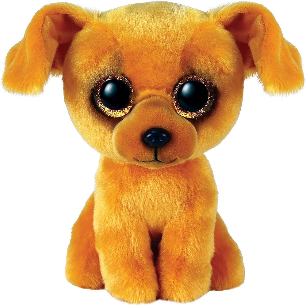 TY Beanie Boos Pliušinis žaislas - rudas šuniukas, 15 cm aprašymas - Prekės nuotrauka