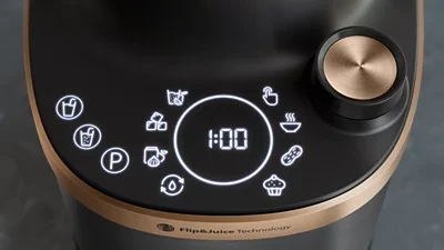Kokteilinė Philips Flip&Juice HR3770/00, Juodos/Auksinės spalvos aprašymas - Prekės nuotrauka