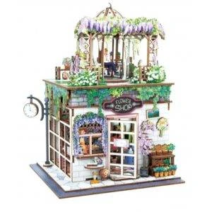 Diorama-dėlionė-miniatiūra Floristikos studija. 243 detalės, 14x17x22cm aprašymas - Prekės nuotrauka
