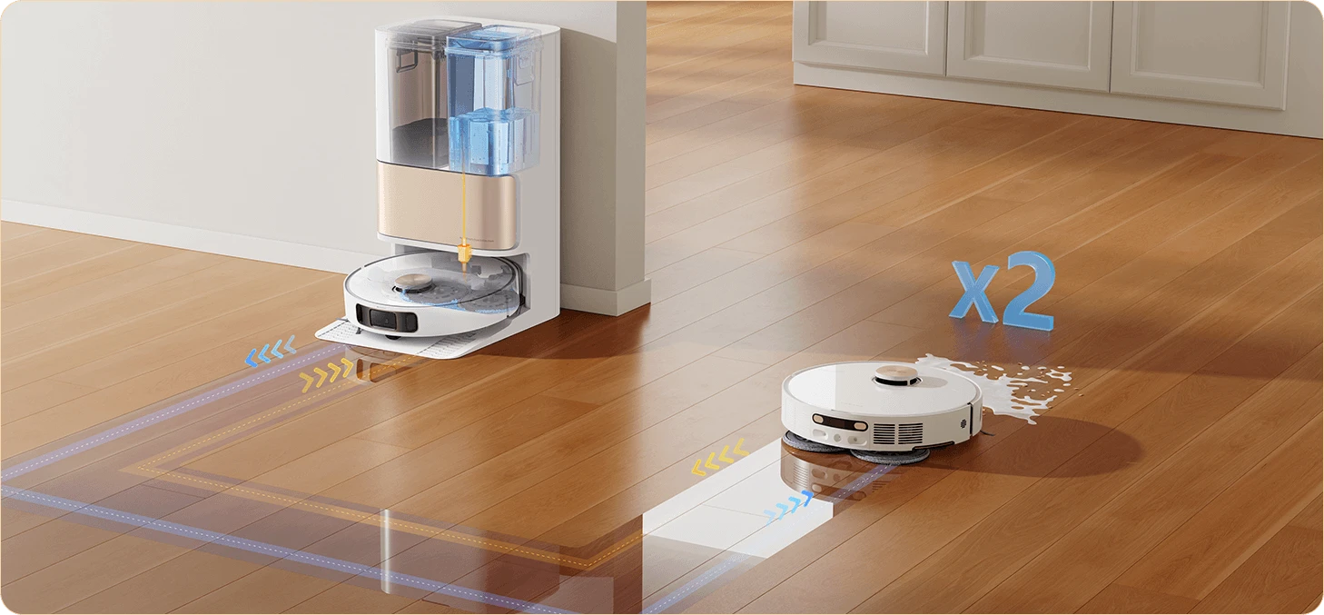 Dulkių siurblys - robotas Dreame L10S Pro Ultra, baltas aprašymas - Prekės nuotrauka