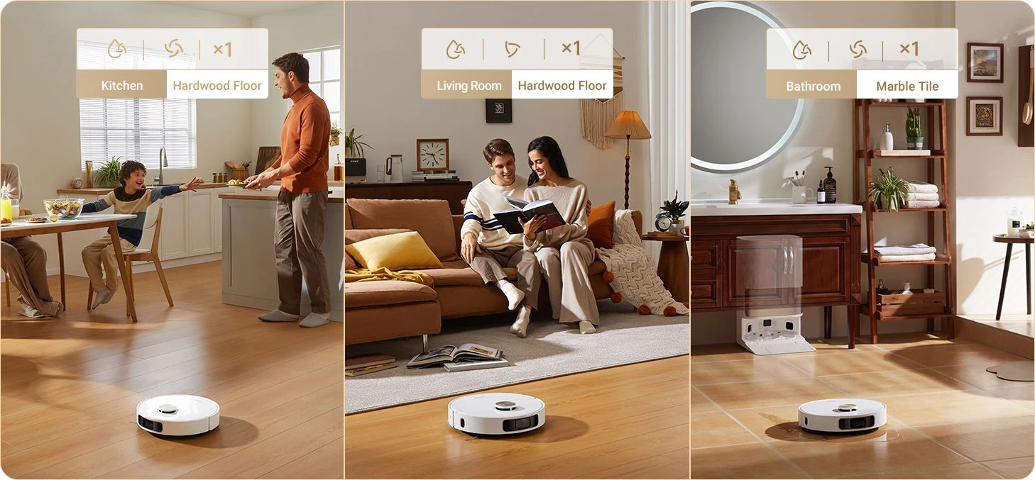 Dulkių siurblys - robotas Dreame L10S Pro Ultra, baltas aprašymas - Prekės nuotrauka