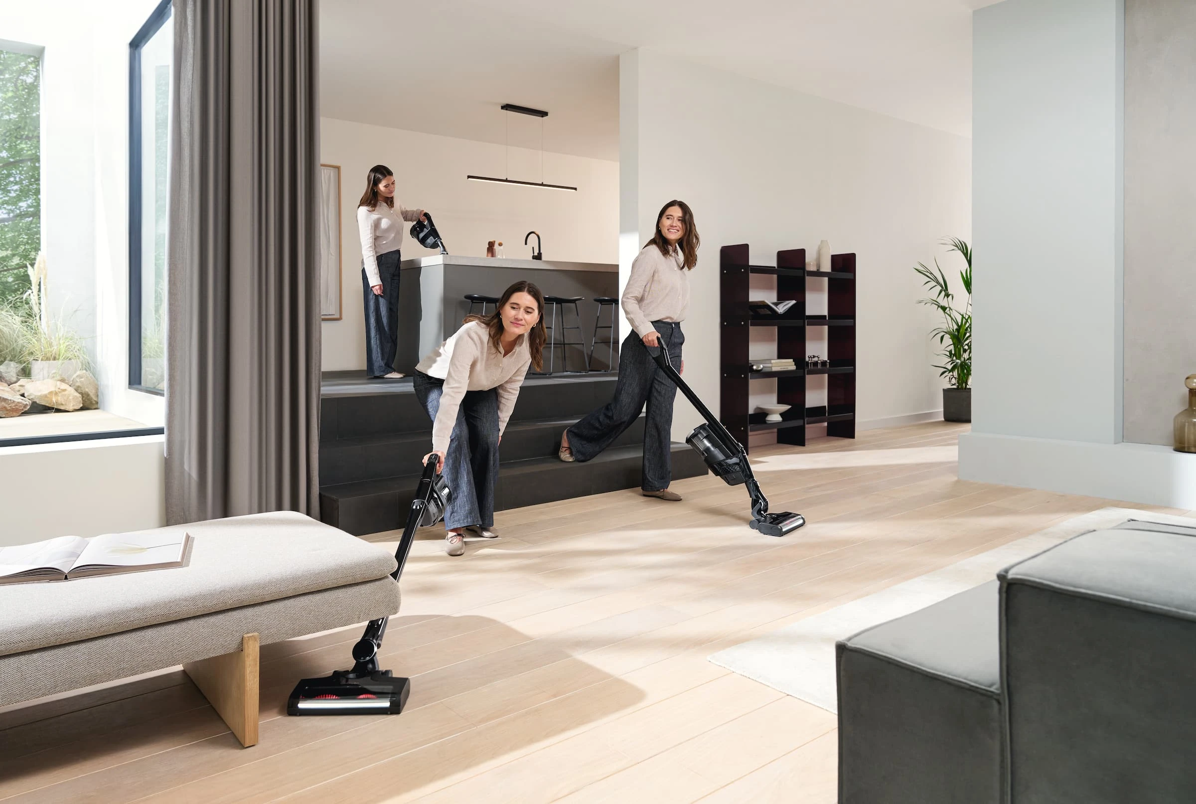 Dulkių siurblys Miele Triflex HX3, baltos spalvos aprašymas - Prekės nuotrauka