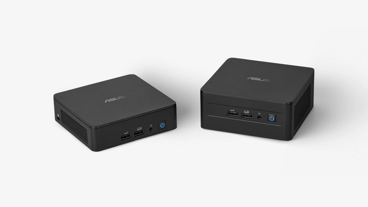 Mini kompiuteris ASUS NUC 13 Pro Slim Kit RNUC13L5KV700000I, Intel Core i7-1370PE vPro, integruota grafika, WiFi 6E, be OS aprašymas - Prekės nuotrauka