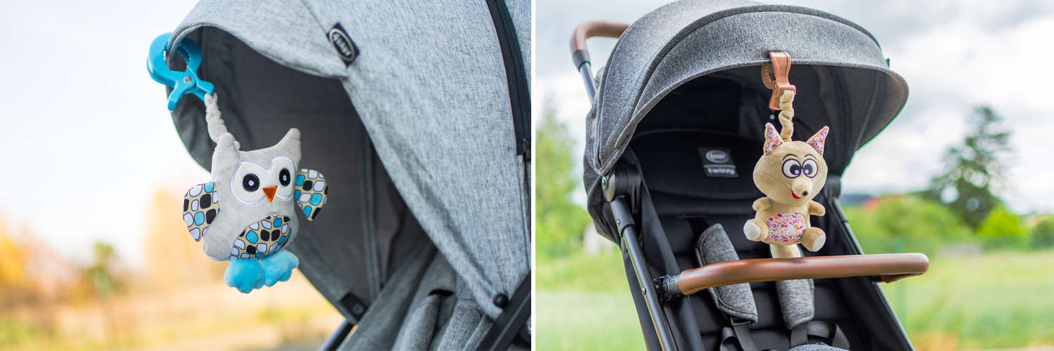 4Baby žaislas cipsiukas vežimėliui lapė F02 aprašymas - Prekės nuotrauka