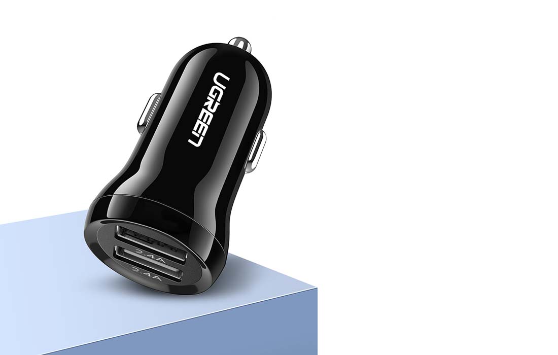 UGREEN automobilinis įkroviklis ED018 2x USB 24W aprašymas - Prekės nuotrauka UGREEN automobilinis įkroviklis ED018 2x USB 24W aprašymas - Prekės nuotrauka