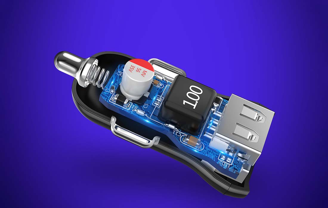 UGREEN automobilinis įkroviklis ED018 2x USB 24W aprašymas - Prekės nuotrauka UGREEN automobilinis įkroviklis ED018 2x USB 24W aprašymas - Prekės nuotrauka