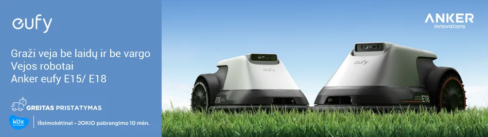 Anker Eufy vejos robotai Anker Eufy vejos robotai