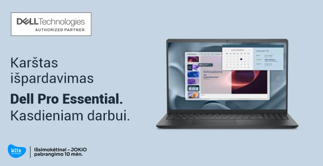 TOP Dell nešiojami kompiuteriai
