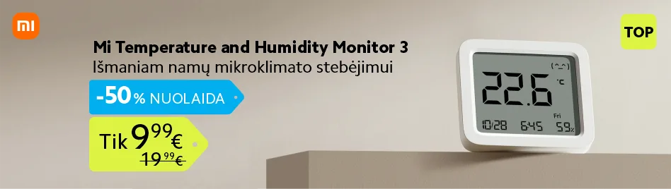 Xiaomi Mi Temperature and Humidity Monitor 3