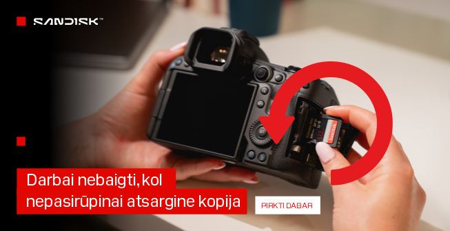 Sandisk atsarginės kopijos
