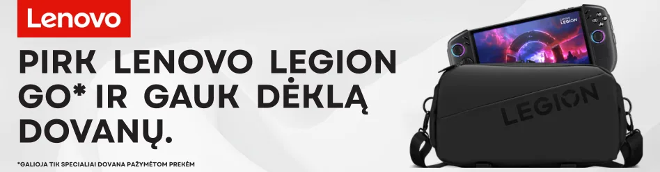 Lenovo Legion Go + Dėklas dovanų Lenovo Legion Go + Dėklas dovanų