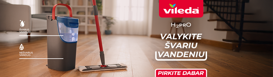 Grindų plovimo rinkinys Vileda H2prO