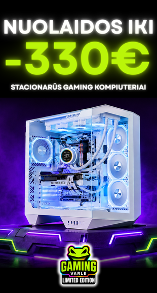 Varlė Gaming nuolaidos iki -330€